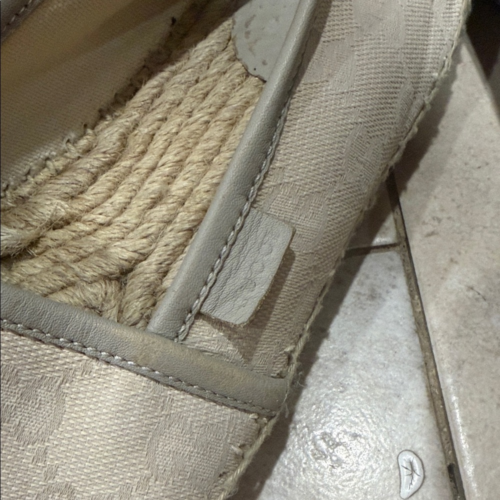Gucci Cream Espadrille Flats - Picture 6 of 11